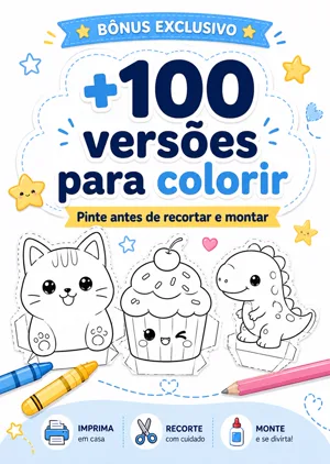 Bônus 1: Moldes para Colorir